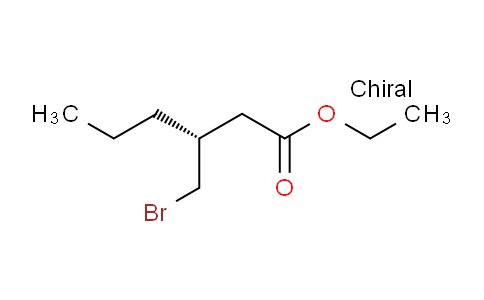 CAS No. 1956435-91-8, ethyl (3R)-3-(bromomethyl)hexanoate