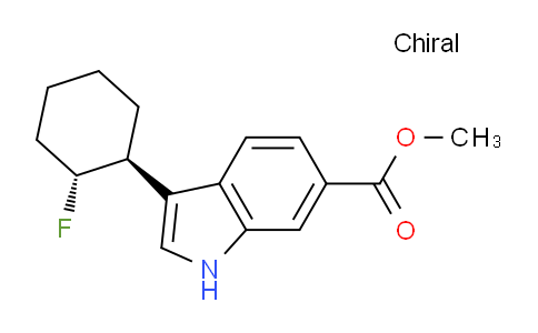 CAS No. 936711-51-2, Methyl 3-(trans-2-fluorocyclohexyl)-1H-indole-6-carboxylate
