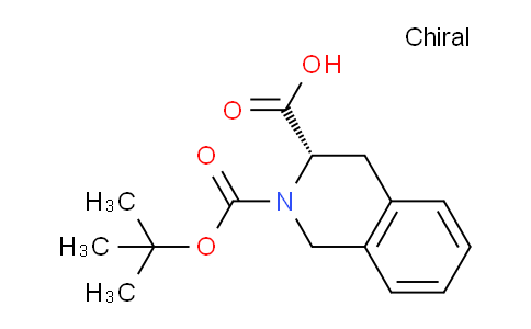CAS No. 11592-35-1, (3S)-2-[(2-methylpropan-2-yl)oxycarbonyl]-3,4-dihydro-1H-isoquinoline-3-carboxylic acid