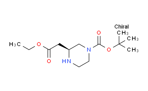 CAS No. 2007920-22-9, tert-Butyl (S)-3-(2-ethoxy-2-oxoethyl)piperazine-1-carboxylate