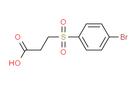 CAS No. 200643-57-8, 3-(4-bromobenzenesulfonyl)propanoic acid