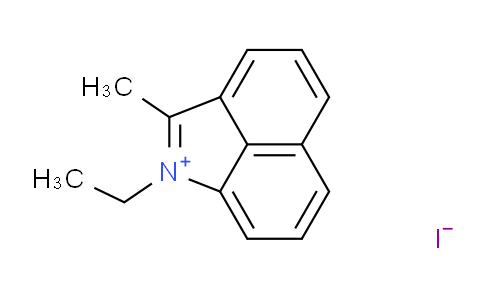 CAS No. 5529-78-2, 1-ethyl-2-methylbenzo[cd]indol-1-ium iodide