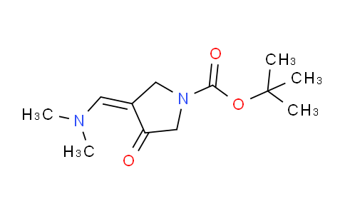 CAS No. 905274-02-4, tert-butyl (3Z)-3-(dimethylaminomethylidene)-4-oxopyrrolidine-1-carboxylate
