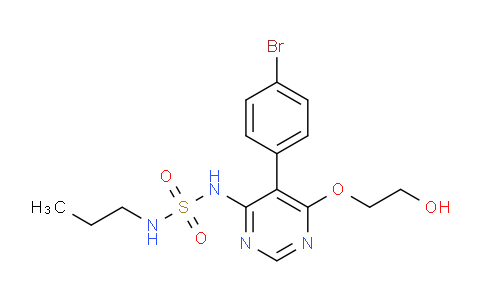 MC742786 | 1393813-43-8 | N-(5-(4-bromophenyl)-6-(2-hydroxyethoxy)pyrimidin-4-yl)propane-1-sulfamide