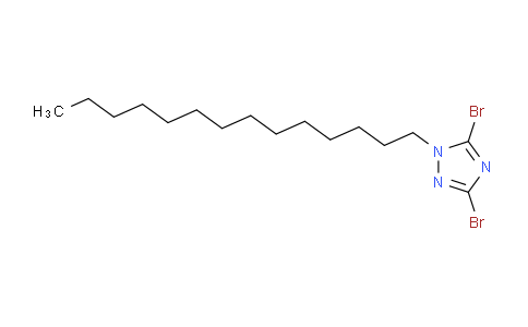 CAS No. 1240572-65-9, 3,5-Dibromo-1-tetradecyl-1H-1,2,4-triazole