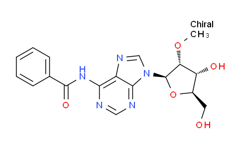 CAS No. 85079-00-1, N6-Benzoyl-2'-O-Methyl-adenosine