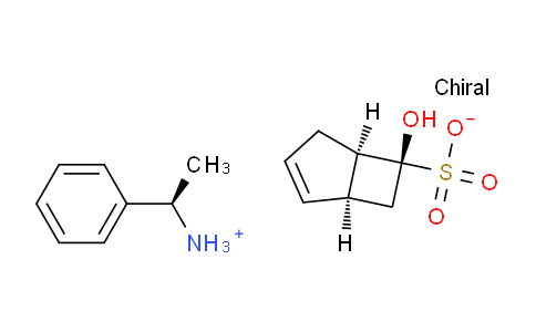 CAS No. 406498-57-5, (R)-1-phenylethan-1-aminium (1S,5R,6R)-6-hydroxybicyclo[3.2.0]hept-2-ene-6-sulfonate