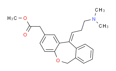 CAS No. 1227465-32-8, Dibenz[b,e]oxepin-2-acetic acid, 11-[3-(dimethylamino)propylidene]-6,11-dihydro-, methyl ester