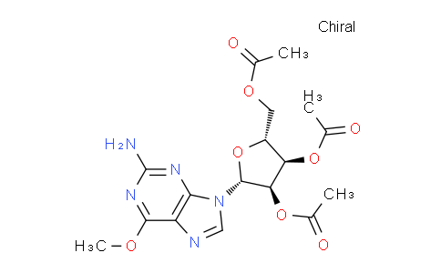 CAS No. 92123-04-1, Guanosine, 6-O-methyl-, 2',3',5'-triacetate