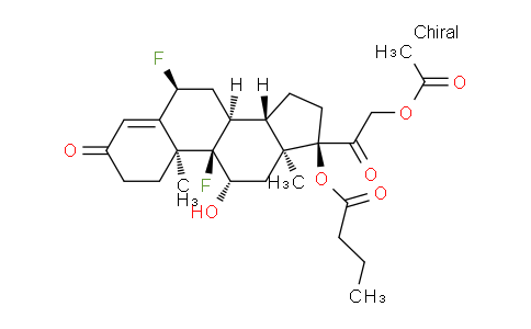 CAS No. 51227-84-0, (6S,8S,9R,10S,11S,13S,14S,17R)-17-(2-acetoxyacetyl)-6,9-difluoro-11-hydroxy-10,13-dimethyl-3-oxo-2,3,6,7,8,9,10,11,12,13,14,15,16,17-tetradecahydro-1H-cyclopenta[a]phenanthren-17-yl butyrate