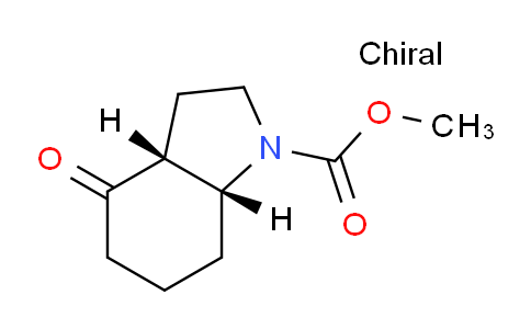 CAS No. 1207628-34-9, methyl (3aR,7aR)-4-oxo-3,3a,5,6,7,7a-hexahydro-2H-indole-1-carboxylate