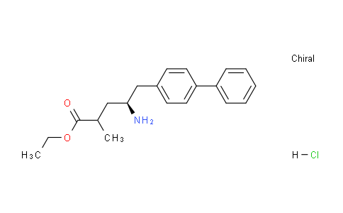 CAS No. 2055844-49-8, ethyl (4S)-5-([1,1'-biphenyl]-4-yl)-4-amino-2-methylpentanoate hydrochloride