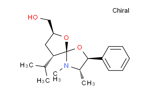 CAS No. 324763-42-0, ((2S,3S,5R,7S,9S)-9-isopropyl-3,4-dimethyl-2-phenyl-1,6-dioxa-4-azaspiro[4.4]nonan-7-yl)methanol