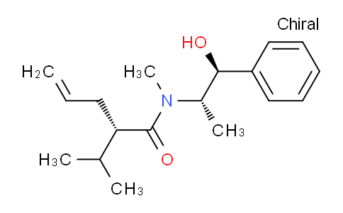 CAS No. 324763-40-8, 4-Pentenamide, N-[(1S,2S)-2-hydroxy-1-methyl-2-phenylethyl]-N-methyl-2-(1-methylethyl)-, (2S)-