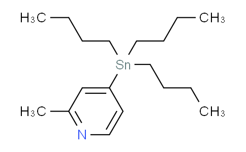 CAS No. 134914-97-9, tributyl-(2-methylpyridin-4-yl)stannane