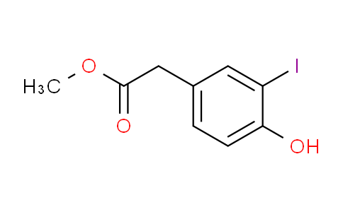CAS No. 352469-17-1, methyl 2-(4-hydroxy-3-iodophenyl)acetate