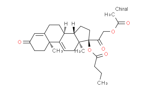 CAS No. 1541192-52-2, (8S,10S,13S,14S,17R)-17-(2-acetoxyacetyl)-10,13-dimethyl-3-oxo-2,3,6,7,8,10,12,13,14,15,16,17-dodecahydro-1H-cyclopenta[a]phenanthren-17-yl butyrate