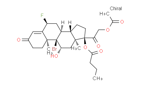 CAS No. 51227-82-8, (6S,8S,9R,10S,11S,13S,14S,17R)-17-(2-acetoxyacetyl)-9-bromo-6-fluoro-11-hydroxy-10,13-dimethyl-3-oxo-2,3,6,7,8,9,10,11,12,13,14,15,16,17-tetradecahydro-1H-cyclopenta[a]phenanthren-17-yl butyrate