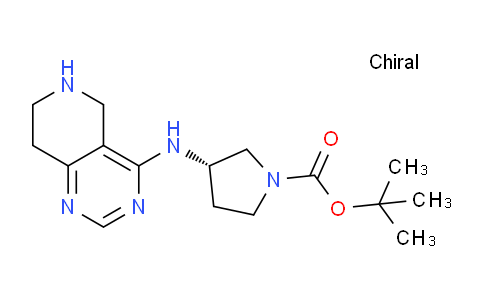 CAS No. 1354691-72-7, tert-butyl (3S)-3-(5,6,7,8-tetrahydropyrido[4,3-d]pyrimidin-4-ylamino)pyrrolidine-1-carboxylate