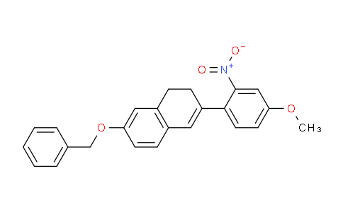 CAS No. 722536-75-6, Naphthalene, 1,2-dihydro-3-(4-methoxy-2-nitrophenyl)-7-(phenylmethoxy)-