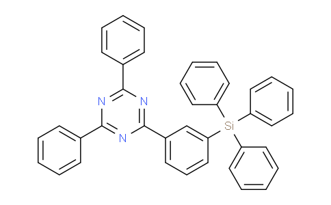 CAS No. 2254737-32-9, 2,4-diphenyl-6-(3-(triphenylsilyl)phenyl)-1,3,5-triazine
