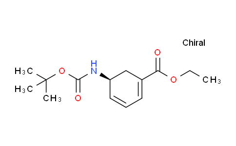 CAS No. 950690-19-4, ethyl (S)-5-((tert-butoxycarbonyl)amino)cyclohexa-1,3-diene-1-carboxylate