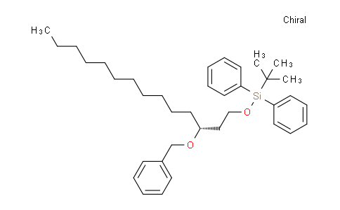 CAS No. 153011-62-2, (R)-((3-(benzyloxy)tetradecyl)oxy)(tert-butyl)diphenylsilane