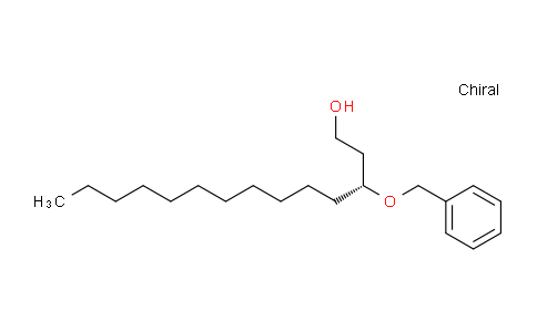 CAS No. 139623-16-8, (R)-3-(benzyloxy)tetradecan-1-ol