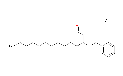 CAS No. 112763-97-0, Tetradecanal, 3-(phenylmethoxy)-, (3R)-