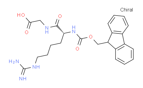 CAS No. 868242-19-7, N2-(((9H-fluoren-9-yl)methoxy)carbonyl)-N6-carbamimidoyl-D-lysylglycine