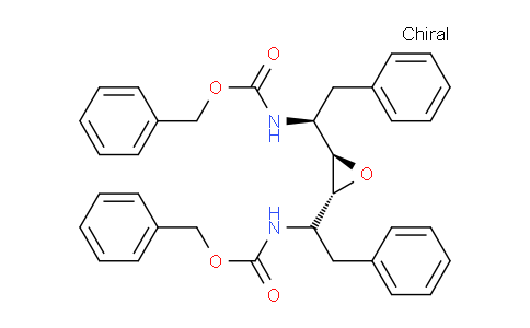 CAS No. 177469-39-5, dibenzyl ((1S,1'S)-((2R,3R)-oxirane-2,3-diyl)bis(2-phenylethane-1,1-diyl))dicarbamate