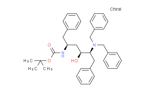 CAS No. 162849-93-6, tert-butyl N-[(2S,4S,5S)-5-(dibenzylamino)-4-hydroxy-1,6-diphenylhexan-2-yl]carbamate