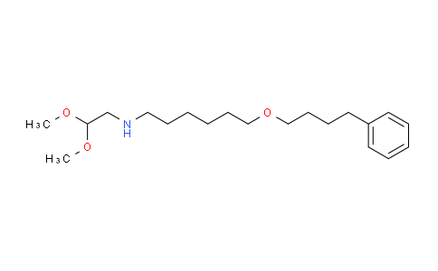 CAS No. 736916-92-0, N-(2,2-dimethoxyethyl)-6-(4-phenylbutoxy)hexan-1-amine