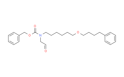CAS No. 262856-99-5, benzyl (2-oxoethyl)(6-(4-phenylbutoxy)hexyl)carbamate
