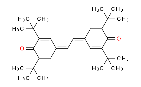CAS No. 809-73-4, 2,6-ditert-butyl-4-[2-(3,5-ditert-butyl-4-oxocyclohexa-2,5-dien-1-ylidene)ethylidene]cyclohexa-2,5-dien-1-one