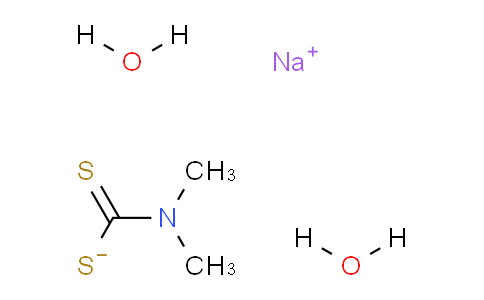 CAS No. 128-04-1, Dimethyldithiocarbamic acid sodium salt dihydrate