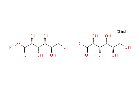 CAS No. 6485-39-8, {[(2R,3S,4R,5R)-2,3,4,5,6-pentahydroxyhexanoyl]oxy}manganio (2R,3S,4R,5R)-2,3,4,5,6-pentahydroxyhexanoate