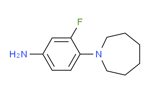 CAS No. 250371-91-6, 4-(Azepan-1-yl)-3-fluoroaniline
