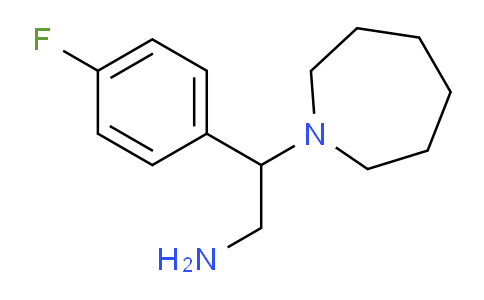 CAS No. 876715-94-5, 2-azepan-1-yl-2-(4-fluorophenyl)ethanamine