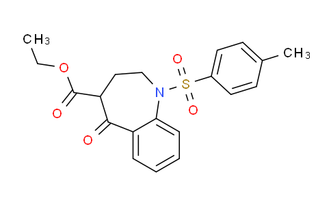 CAS No. 54620-98-3, ethyl 5-oxo-1-tosyl-2,3,4,5-tetrahydro-1H-benzo[b]azepine-4-carboxylate