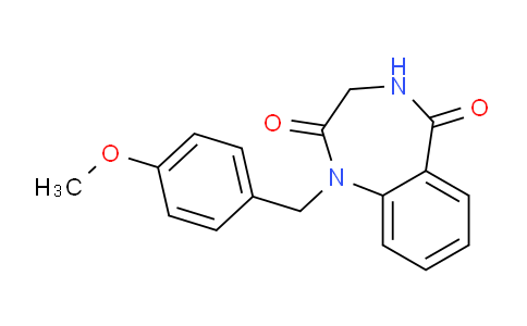 CAS No. 169504-53-4, 1-(4-methoxybenzyl)-3,4-dihydro-1H-benzo[e][1,4]diazepine-2,5-dione