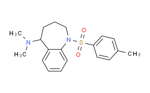 CAS No. 181210-18-4, N,N-dimethyl-1-tosyl-2,3,4,5-tetrahydro-1H-benzo[b]azepin-5-amine