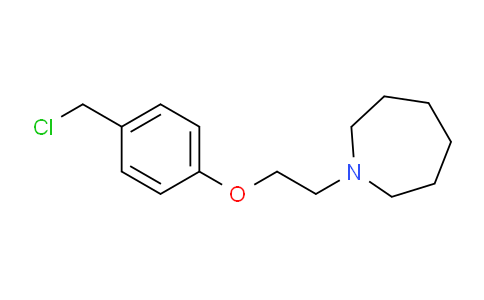 CAS No. 212771-30-7, 1-(2-(4-(Chloromethyl)phenoxy)ethyl)azepane