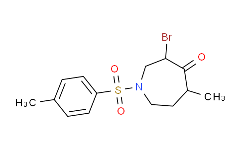 CAS No. 1247885-24-0, 3-bromo-5-methyl-1-tosylazepan-4-one
