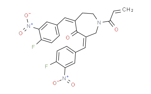 CAS No. 1431280-51-1, (3Z,5Z)-1-Acryloyl-3,5-bis(4-fluoro-3-nitrobenzylidene)azepan-4-one