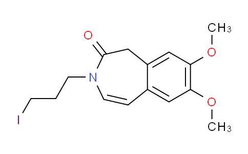 CAS No. 148870-57-9, 7,8-Dimethoxy-3-(3-iodopropyl)-1,3-dihydro-2H-3-benzazepin-2-one