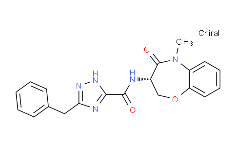 CAS No. 1622848-92-3, (S)-3-Benzyl-N-(5-methyl-4-oxo-2,3,4,5-tetrahydrobenzo[b][1,4]oxazepin-3-yl)-1H-1,2,4-triazole-5-carboxamide
