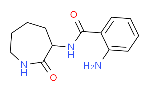 CAS No. 159970-38-4, 2-Amino-N-(2-oxoazepan-3-yl)benzamide