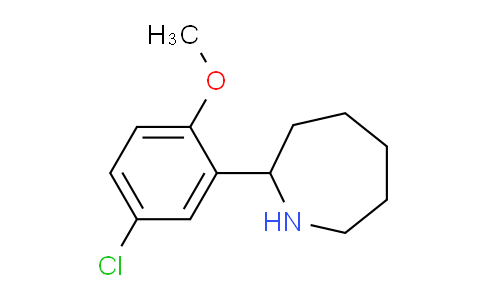 CAS No. 383129-64-4, 2-(5-Chloro-2-methoxyphenyl)azepane