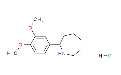 CAS No. 34258-22-5, 2-(3,4-Dimethoxyphenyl)azepane hydrochloride